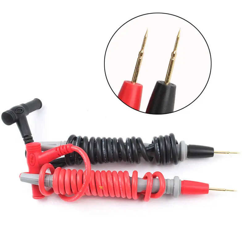 Silicone Multimeter Cable 1000V 20A Digital Needle-Tip Universal Test Leads Alligator Clip For LEDTester Multimetro Set Optional