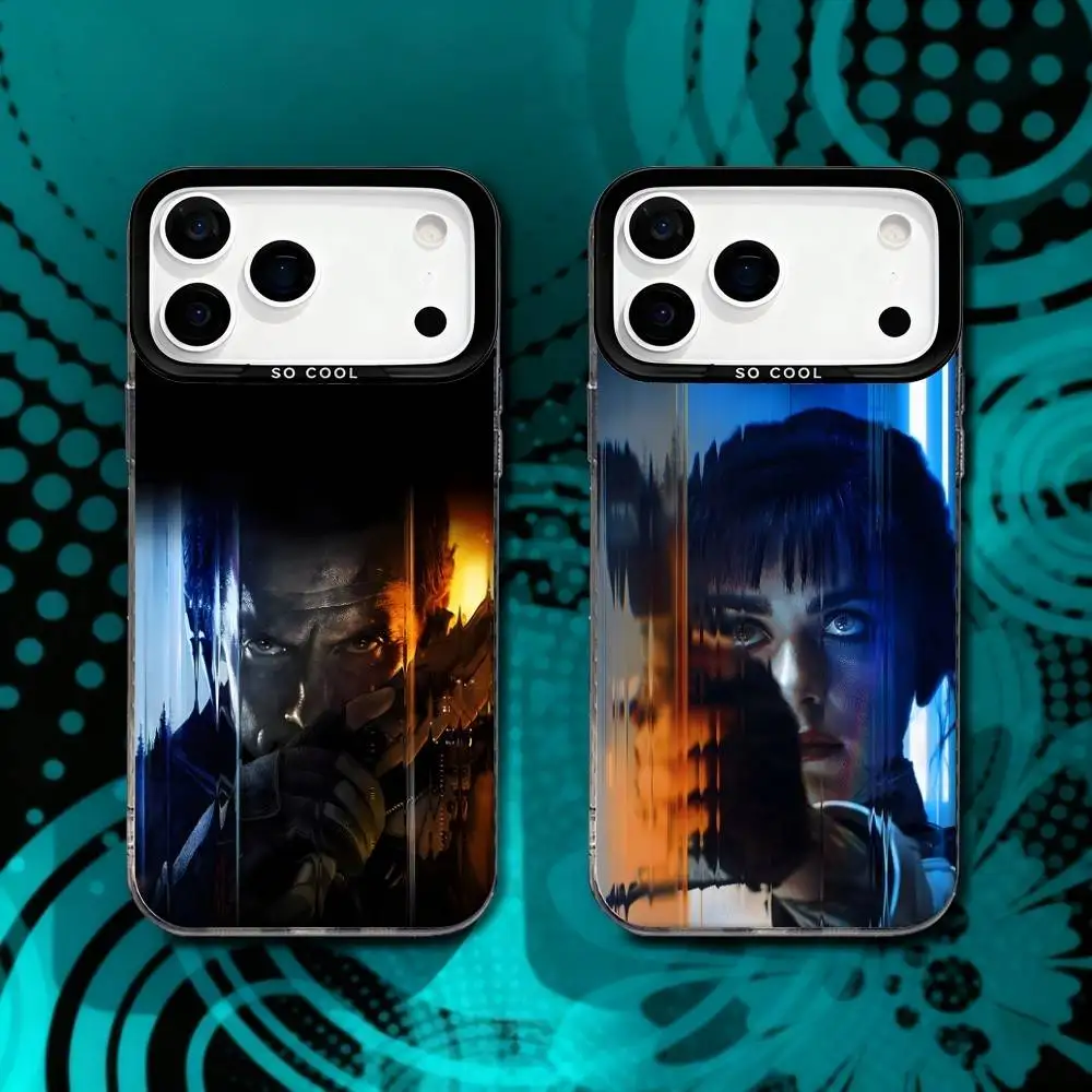 

B-Black Ops 7 Phone Case For iPhone 17,16,15,14,13,12,X,8,Pro,Max,Plus,SE4,Air,Mini Black Matte Durable Hard