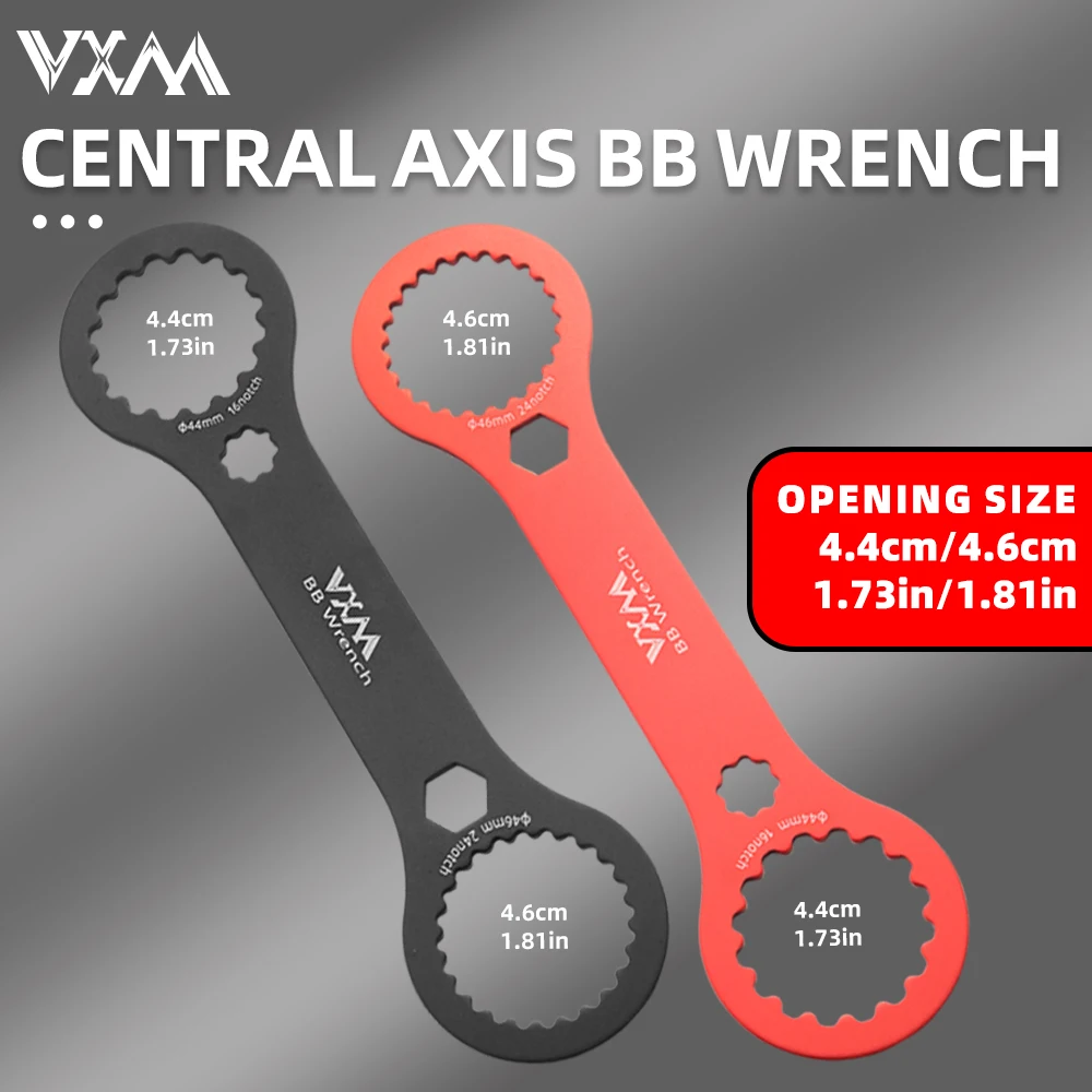 VXM Bicycle Bottom Brackets Wrench Aluminum Bike DUB BB Install Repair Tool Spanner44 46mmBB705251 BSA30 Repair Disassembly Tool