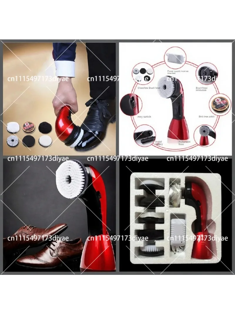 Portable Electric Shoe Polisher Multifunctional Handheld Leather Care Tool Lightweight Powerful