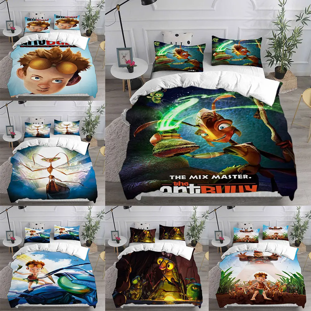 

The Ant Bully (2006) Bedding Sets Quilt Bed Cover Comforter Duvet Cover Pillow Case 2-3 Pieces Sets Teenagers Children's Gifts