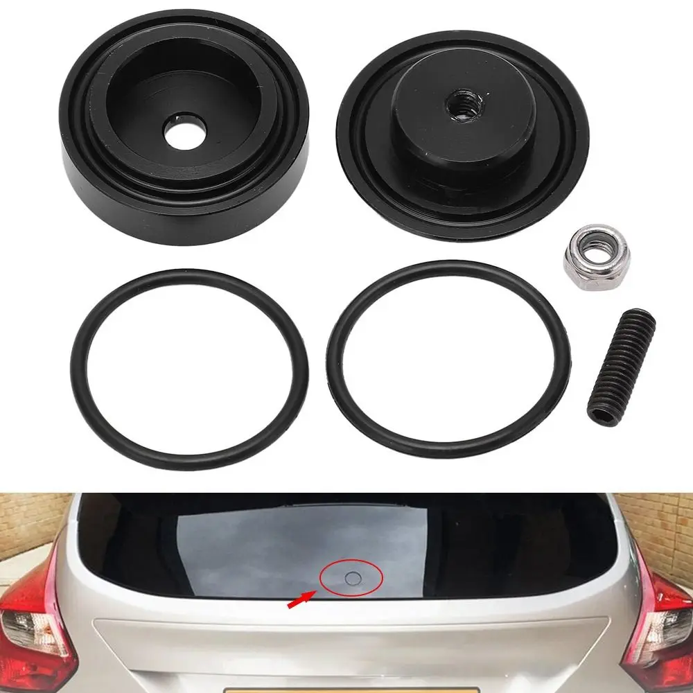 

Aluminum Alloy Rear Wiper Delete Kit Silver Aluminum Black Color Wiper Arm Plug Cover 30-40mm O-ring Rear Window Cover