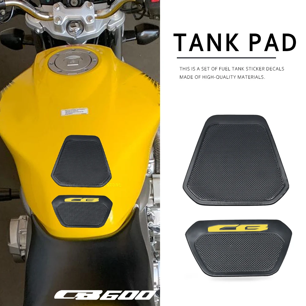 

For CB600 CB 600 Motorcycle Fuel Tank Stickers Pad Rubber Sticker Protection