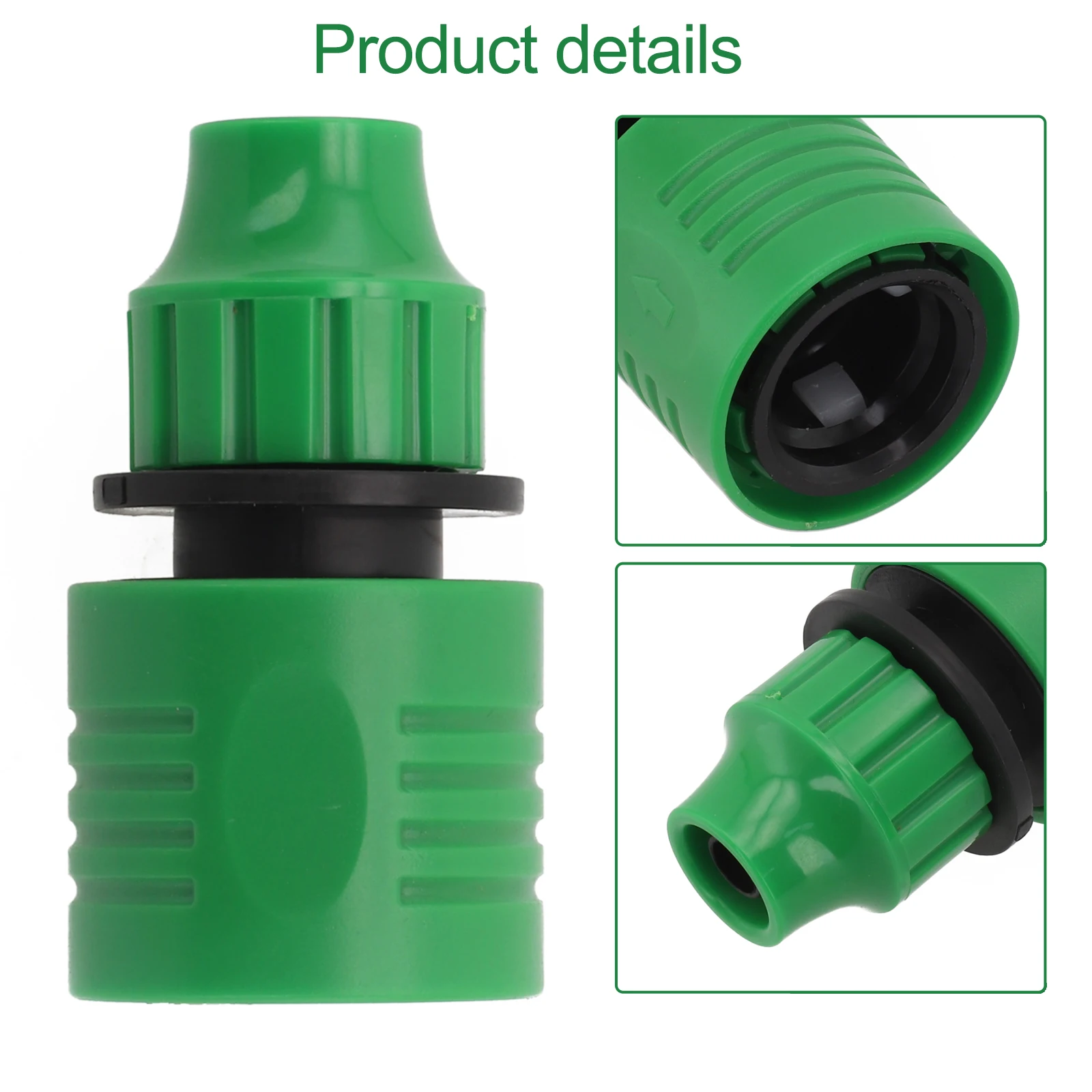 1pc Pipe Connectors Garden Water Quick Coupling 3/8 In Hose Quick Connectors Garden Pipe Gardening Tools Replacement Parts