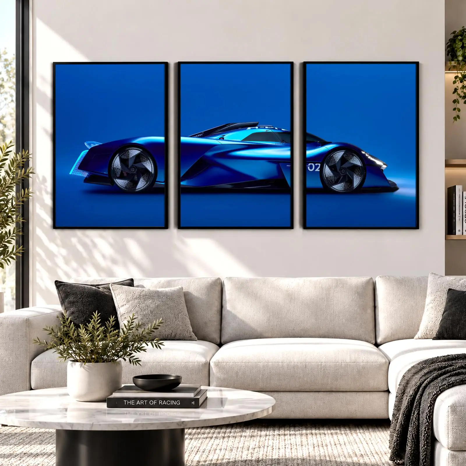 Alpenglow Concept Car Painting Calligraphy Wall Art Canvas Poster Collection Prints for Bedroom Living Room Home Decoration Gift