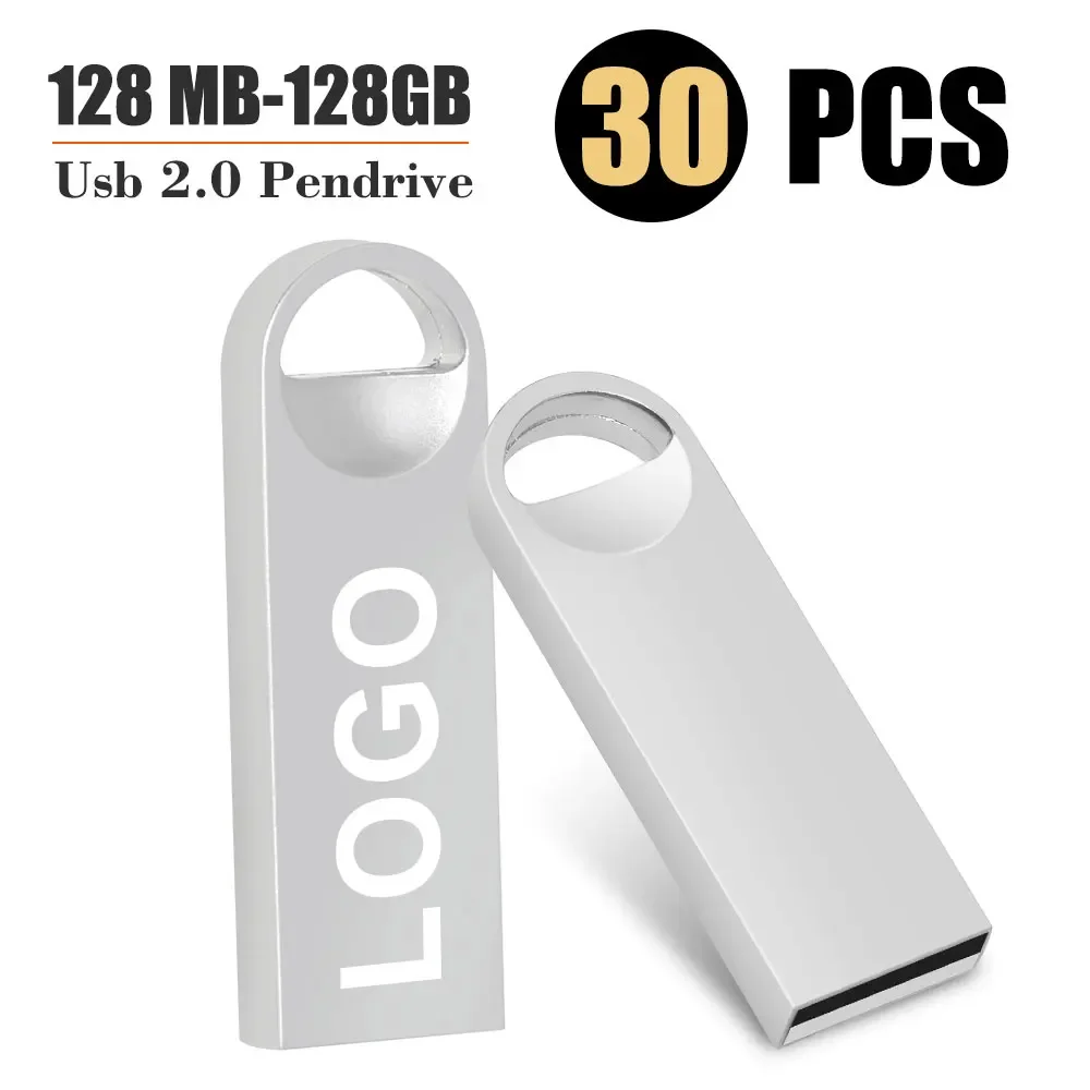 

30PCS/LOT Pen Drive 2.0 USB Flash Drives 128G Pendrive 64gb 32gb 16gb 8G 4G 2G 1G 512MB 128MB Disk Cle USB Free Custom Logo