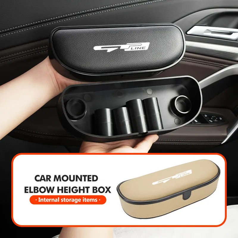 Console de Apoio de Braço para Porta de Carro com Altura Ajustável para KIA K5 K2 Optima Soul Spectra Niro Cadenza Sephia Carens