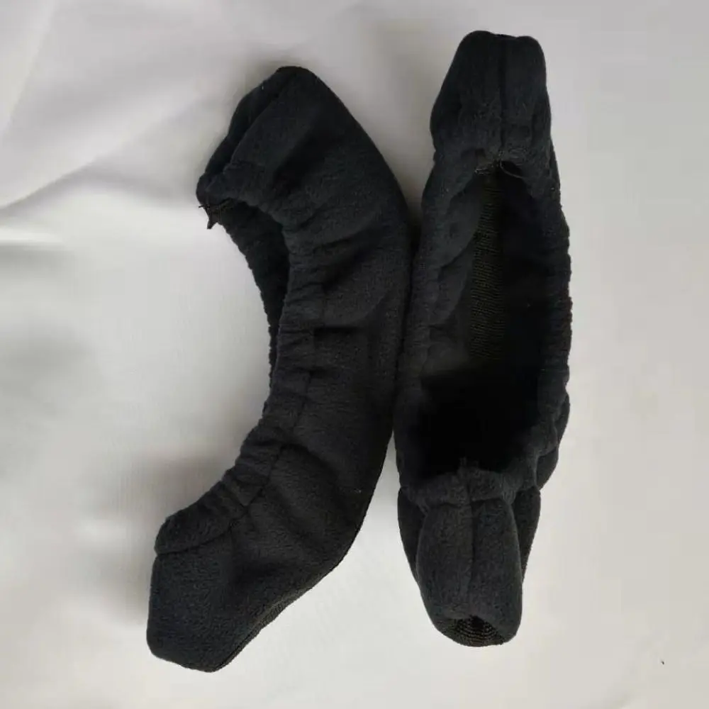 الغبار غطاء التزلج على الجليد المضادة للصدأ مطاطا أحذية الهوكي الحرس الأسود المضادة للانزلاق التزلج الزلاجات حامي الكبار الطفل #3