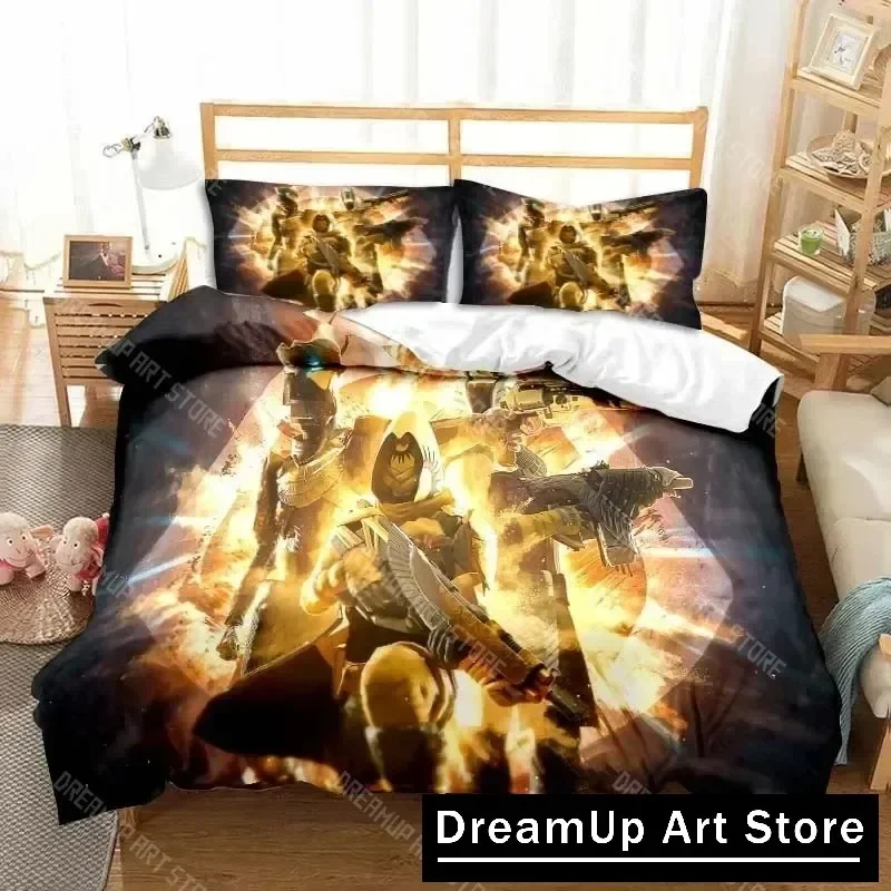 

Game Destiny Bedding Set Boys Girls Twin Queen Size Duvet Cover Pillowcase Bed Kids Adult Fashion Home Textile Customizable