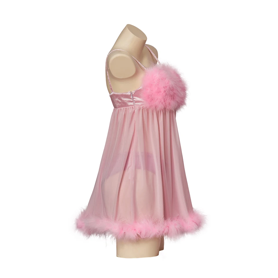 fembot pink dress 36B Cup Ready Made Austin Powers Pink Fembot Costume