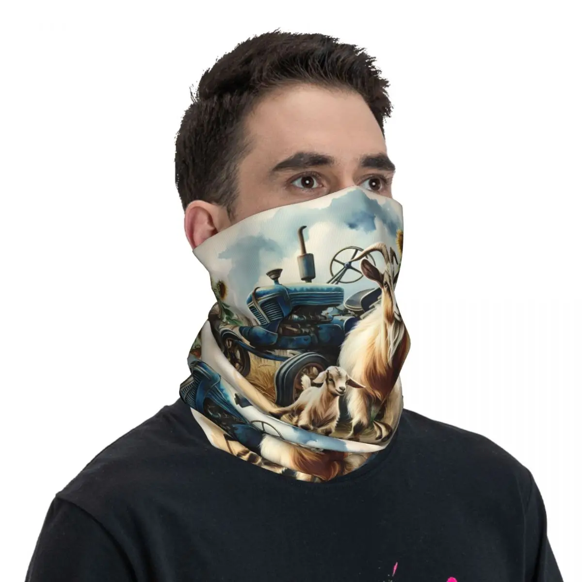 Donkey Scarf Neckerchief Neck Face Mask Polyester