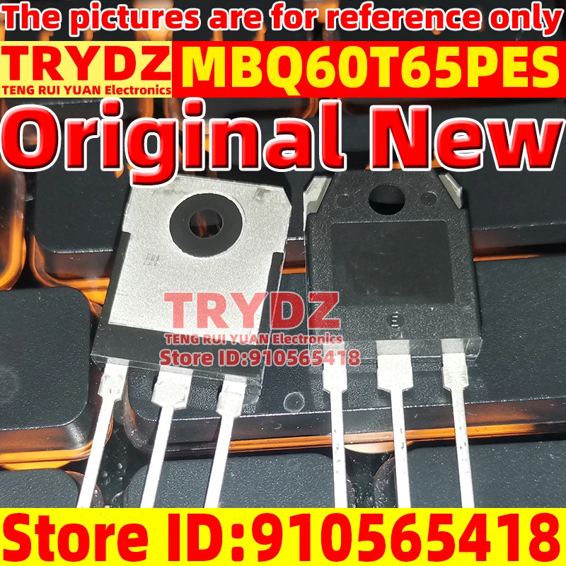 5-1 Buah Asli Baru 60T65PES MBQ60T65PES TO-247 650V100A Transistor Umum Digunakan Dalam Mesin Las Domestik Digunakan