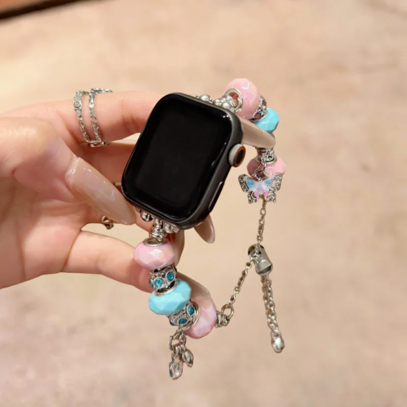 Simple and Luxurious Metal Strap Suitable for Apple iWatch Strap 38mm 40mm 41mm 42mm 44mm 45mm 49mm Fashionable Strap