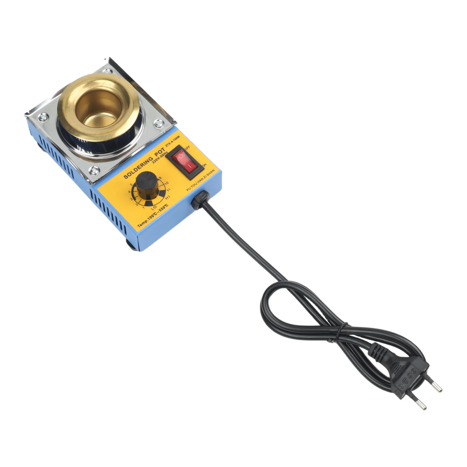 Solder Melting Furnace 150W with Thickened Tin Pot and Efficient Cooling System for Desoldering and Refining ZTX 11A