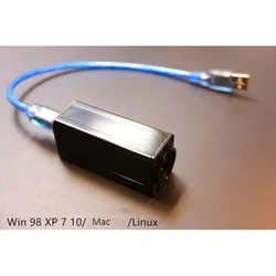 Nvarcher interfaz Digital USB B a salida AES 48Khz-196Khz para WIN8/XP/7/10 Mac/Linux