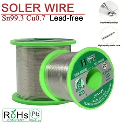 250g Lead-free Solder Wire 0.5/0.6/0.8/1.0/1.2/2.0mm Unleaded Lead Free Rosin Core for Electrical Solder RoHs