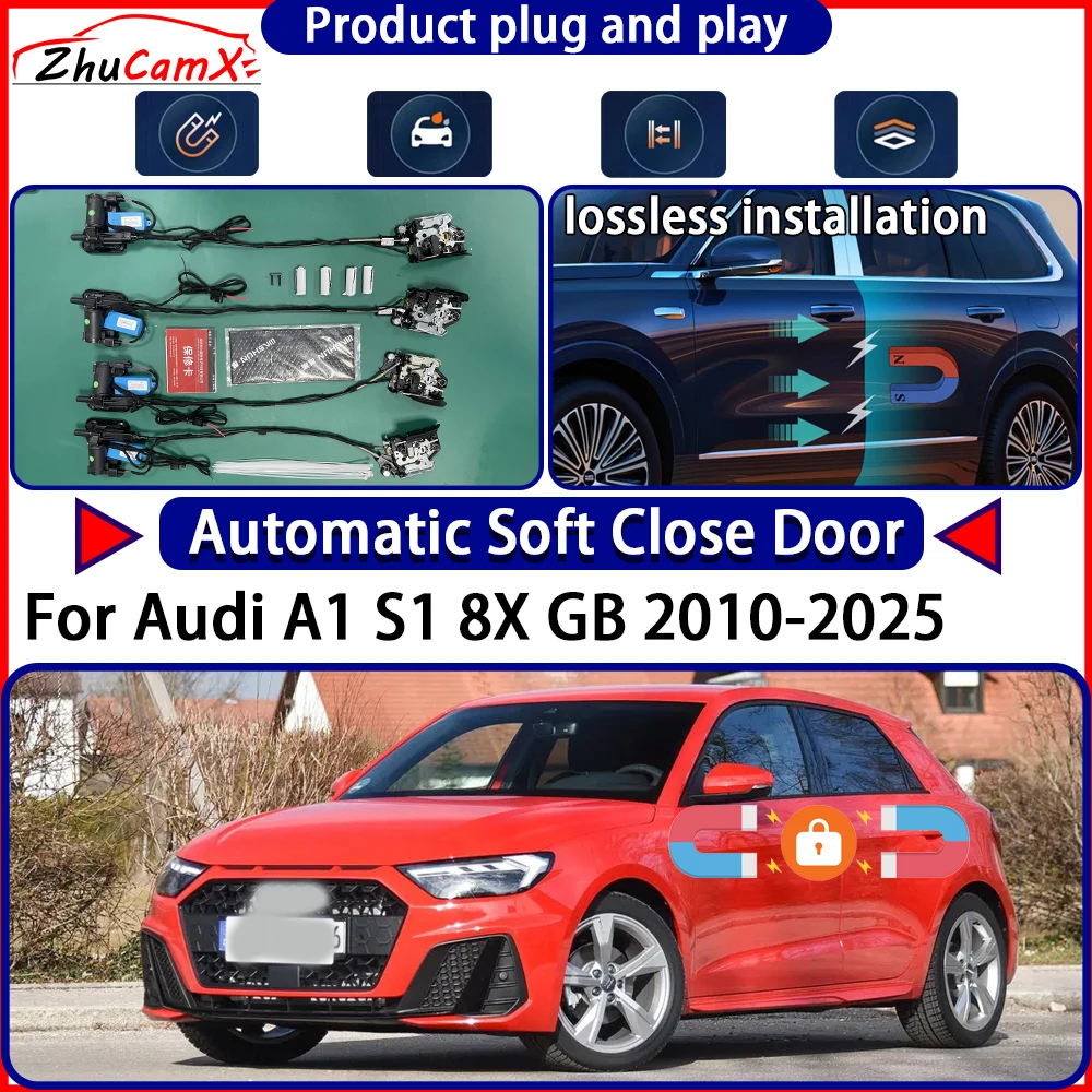 OEM Electric Door Lock Actuator for Audi A1 S1 8X GB 2010-2025 Soft Close Door Kit Power Latch System Auto Pull Door Easy Close