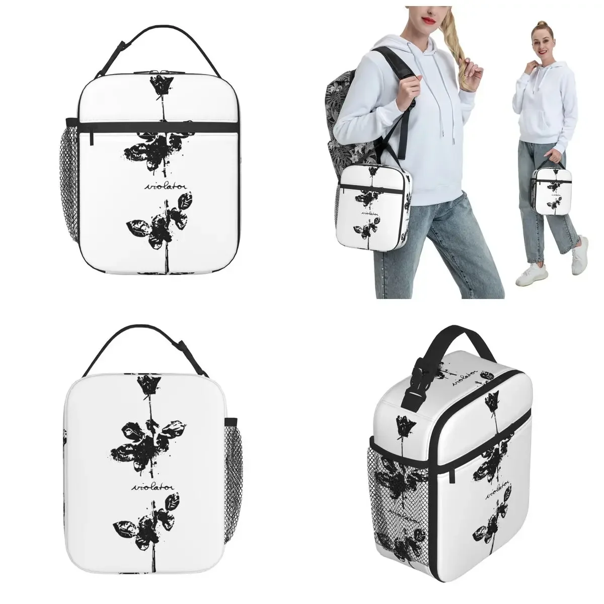 Depeches Mode Memento Mori Thermal Insulated Lunch Bags for Work Portable Food Bag Container Thermal Cooler Lunch Boxes