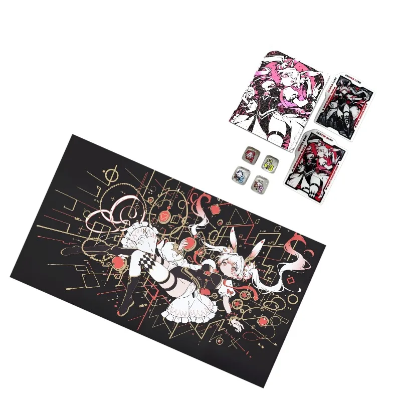 Suitable for Yu Gi Oh! Maliss Playmat/card Box/dice/venue Center Card 600x350mm 2mm Seamless Edge Rubber Board Game Card Pad Toy