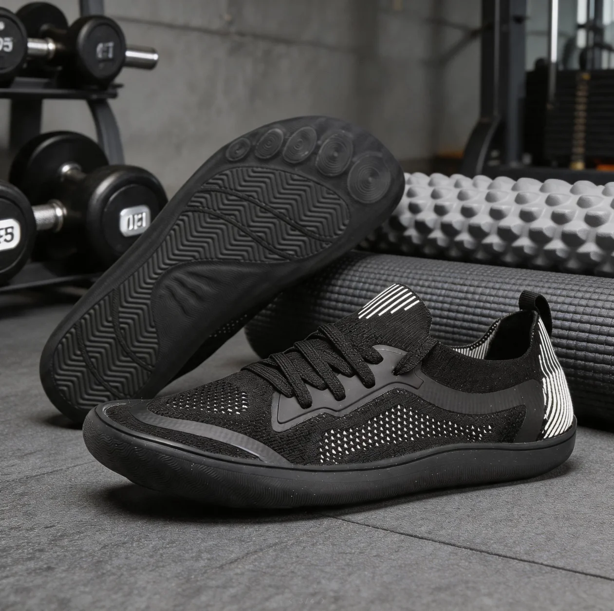 Wide-Head Weightlifting Shoes, Wide-Foot Squat And Deadlift Shoes, Non-Slip Barefoot Trainers Athletic Gym Shoes Casual Sneakers