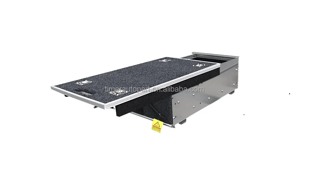For 4WD Overland SUV Single Drawer Truck Bed Cargo Storage with Top Slide Out Tool Boxes