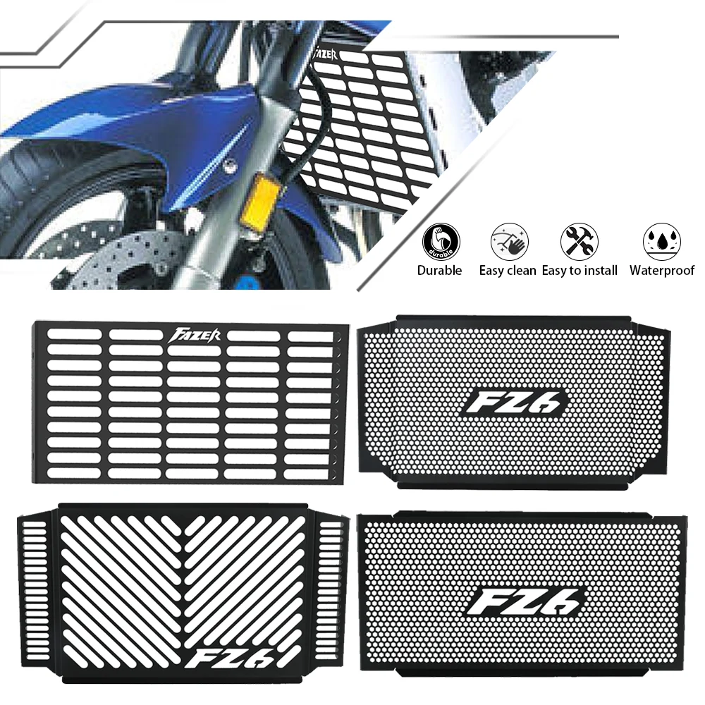 

For Yamaha FZ6 FAZER 600 FZ6S FZ6N FZ6 S/N FAZER600 2004 2005 2006 Accessories Motorcycle Radiator Guard Protector Grille Cover