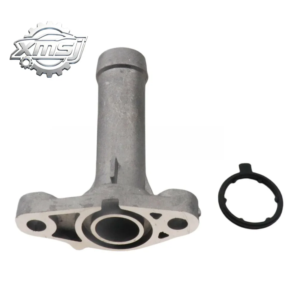 03H121145A Conector  brida  refrigerante  motor  aluminio, tubo  salida  agua apto para Audi Q7 2007-2010 VW Passat