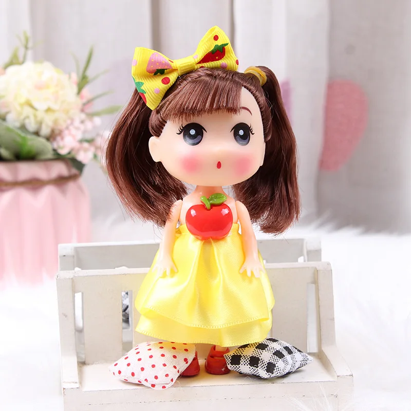 12cm cute mini doll pendant, children's toy, birthday gift