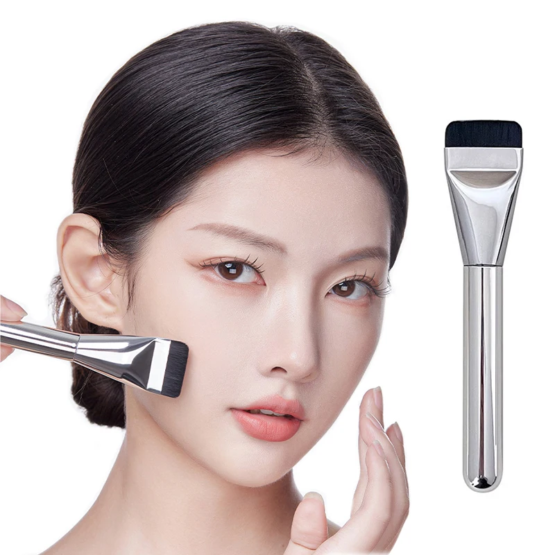 Ultra Thin Foundation Brush Lightweight Face Contour Brush Flat Contour Brush Foundation Cream Makeup Brushes Beauty