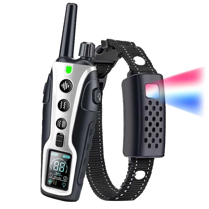 

Best Waterproof Dog Training Collar Remote Sustainable Shock Free Two-Way Communication Technology 3 Modes of Bark Control