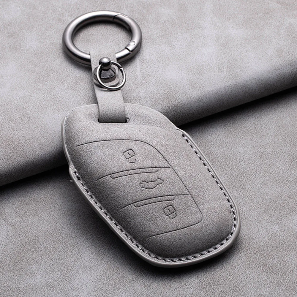 For MG 4 MG4 EV 2025 2026 All Inclusive Leather Keycase Interior Modification Accessories Remote Key Protection Cover