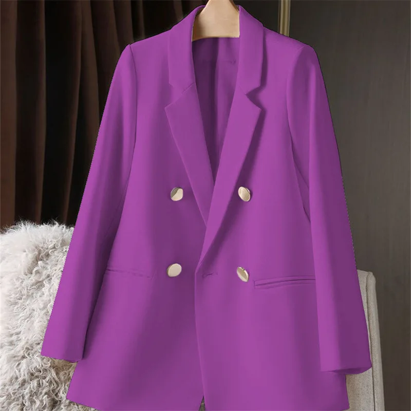 

Spring and Autumn New Korean fashion British Style Solid Blazer Women Clothing French Texture Fashion Small Suit Coat Women
