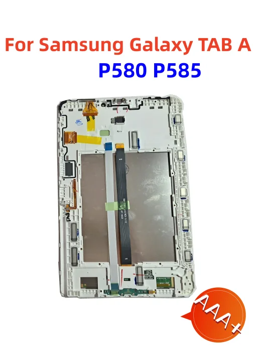 LCD For Samsung Galaxy TAB A 10.1 2016 SM-P580 P585 Display Touch Screen Digitizer Sensors Assembly Panel with Frame