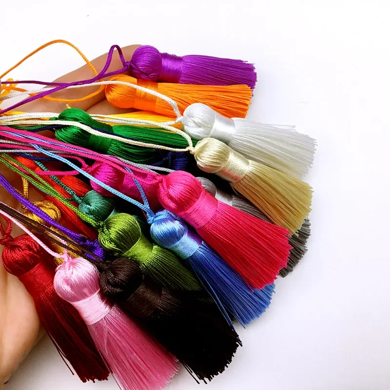 5CM Silk Tassel Fringe Sewing Bang Tassel Trim Key Tassels DIY Crafts Jewelry Making Home Pendant Embellish Curtain Accessories