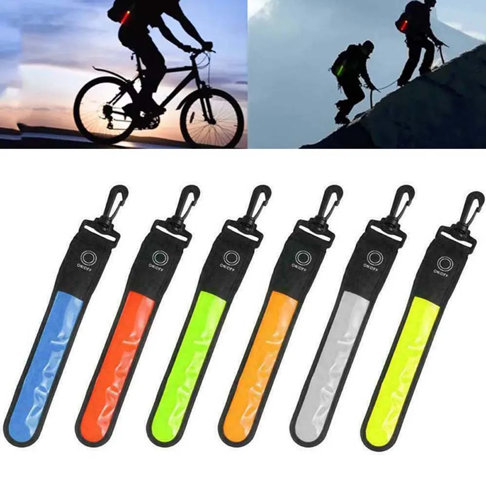 Safety LED Light Outdoor Accessories Reflective Decor Armband Strap Light Reflective Lighting Pendant Reflective Belt Strap