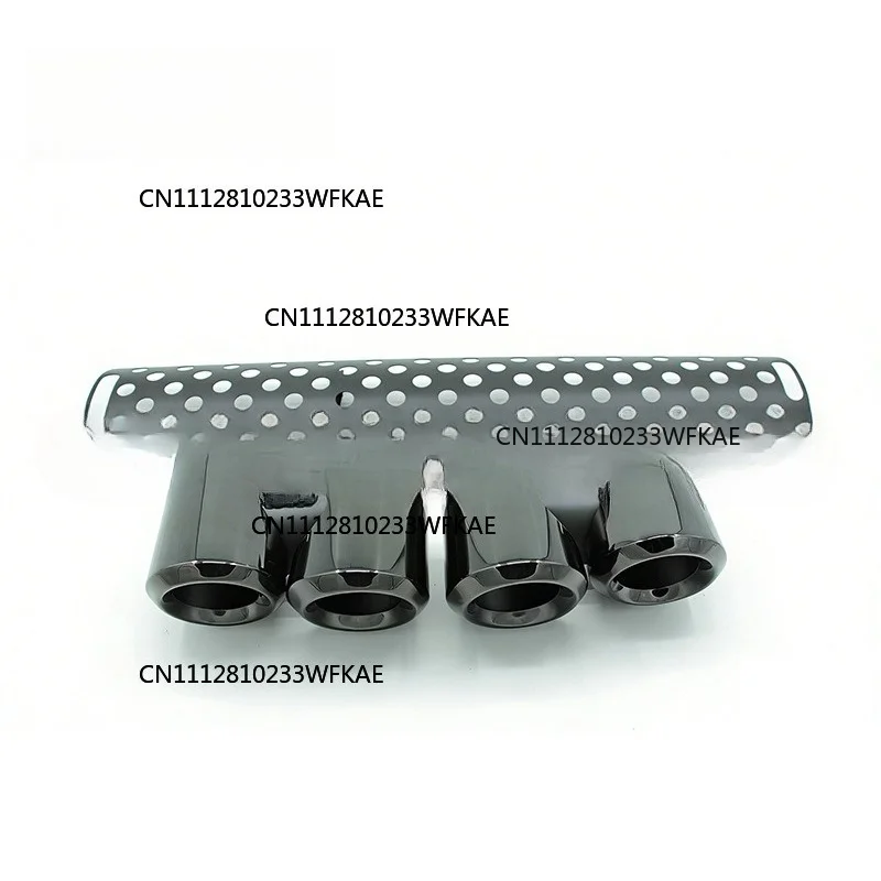 Suitable for Land Rover Defender square stencil exhaust pipe 20-26 Defender stainless steel four-way tail throat