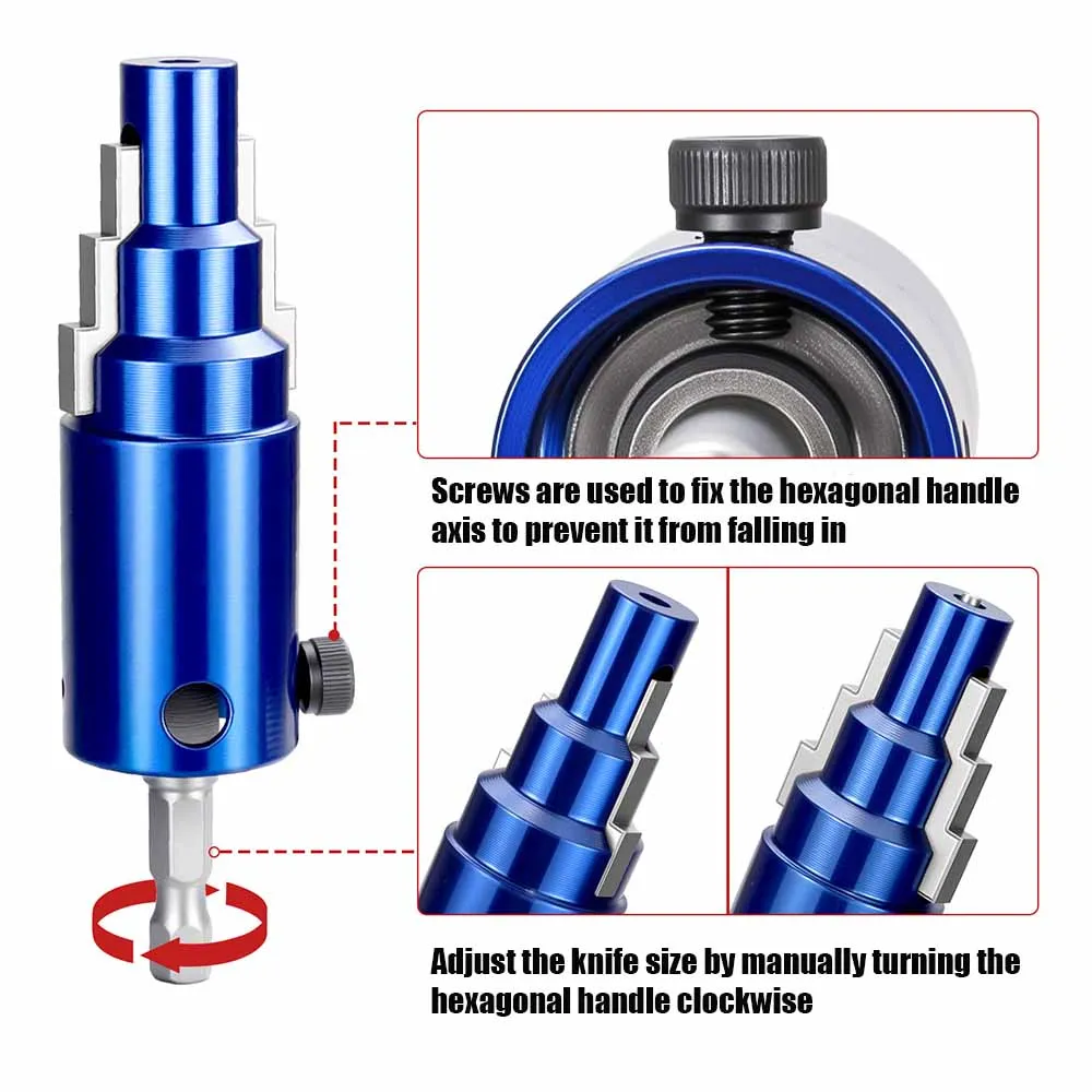 

Electric Drill Manual Broken Pipe Valve Extractor Tool Removes Rusted Damaged Faucet Bolts Angle Valves 1/2,3/4,1Inch DN15/20/25