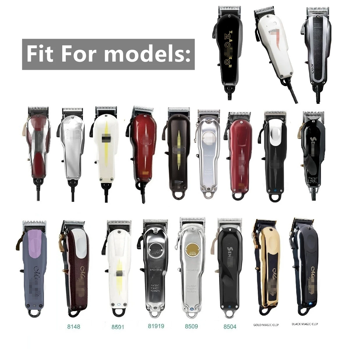 Professional Ceramic Replacement Blades For Wahl Cordless Senior  Clipper,  Magic clip 8148, super taper,Sterling3, Sterling 9 image 3