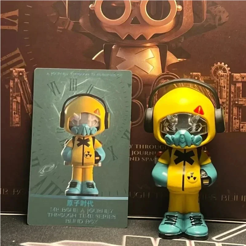 

Mr.Bone Mini 2 Generation Times Travel Series Blind Box Action Figure Surprise Mystery Box Collection Model Toy Gift Decor Dolls