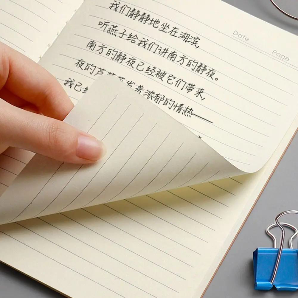 Портативный блокнот A4/A5/B5, крафт-обложка, сетка/подкладка/пустой блокнот, книга для письма, школа/офис