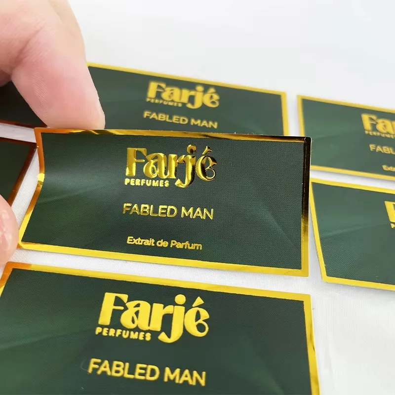 Custom Perfume Labels | Luxury Vinyl Adhesive | High Quality Bottle Packaging Stickers