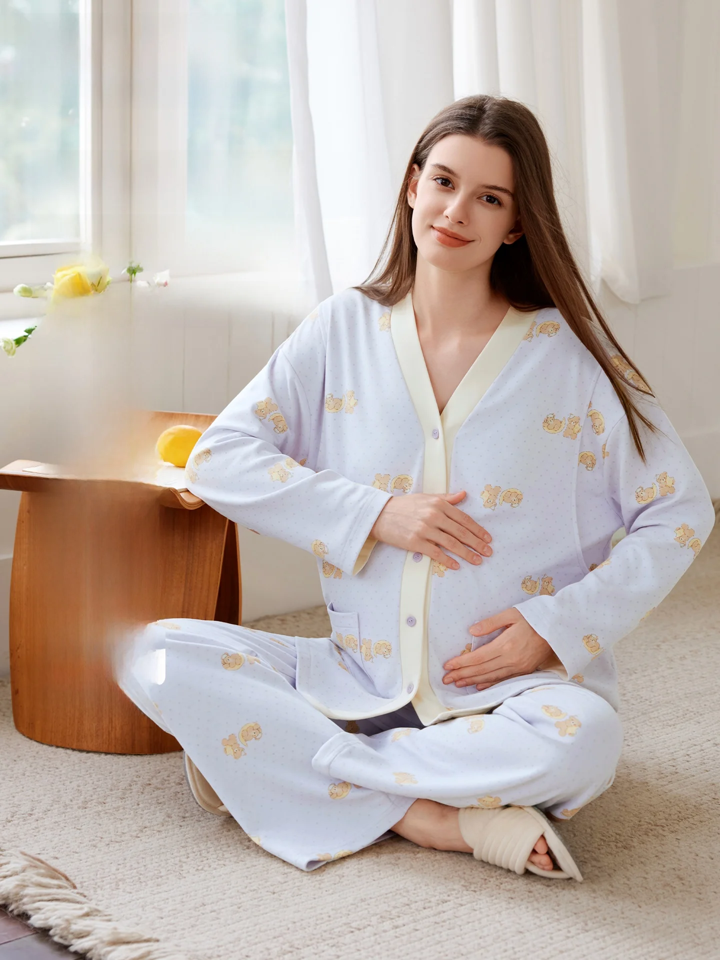 conjunto-de-ropa-de-dormir-de-maternidad-de-algodon-puro-estilo-otonal-ropa-para-el-hogar-para-mujeres-embarazadas-y-lactancia-posparto-comoda-y-transpirable