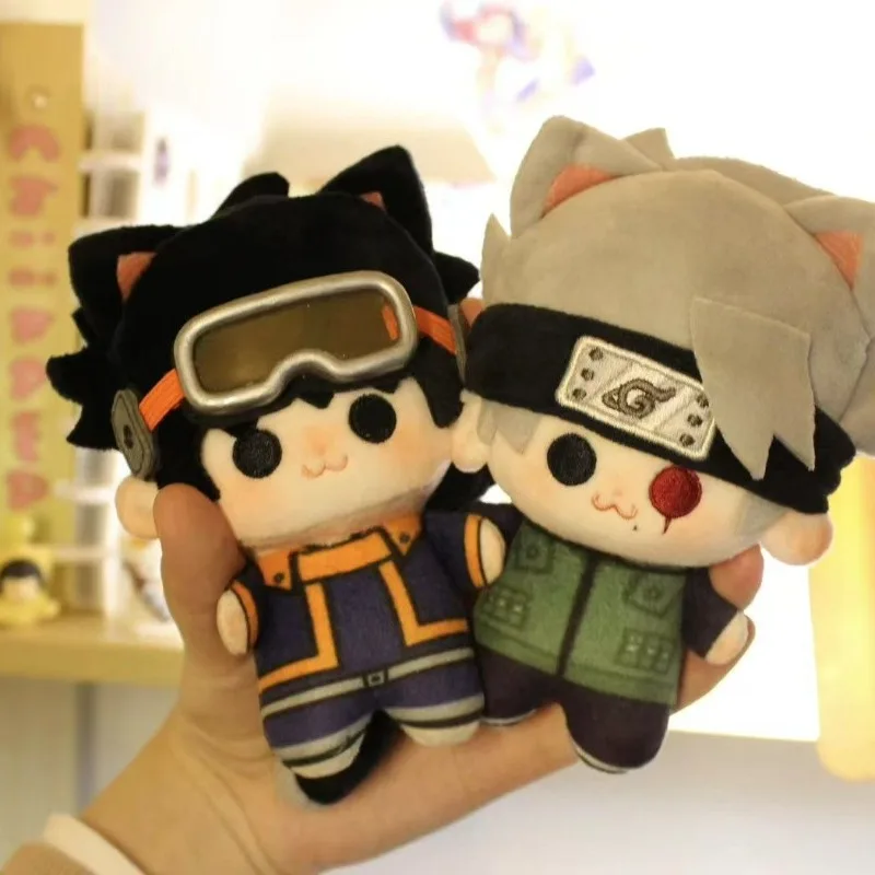 

10cm Anime Role Obito Kawaii Cosplay Cotton Doll Starfish Body Keychain Cartoon Mini Soft Plushies Pendant Toy Figures Fans Gift