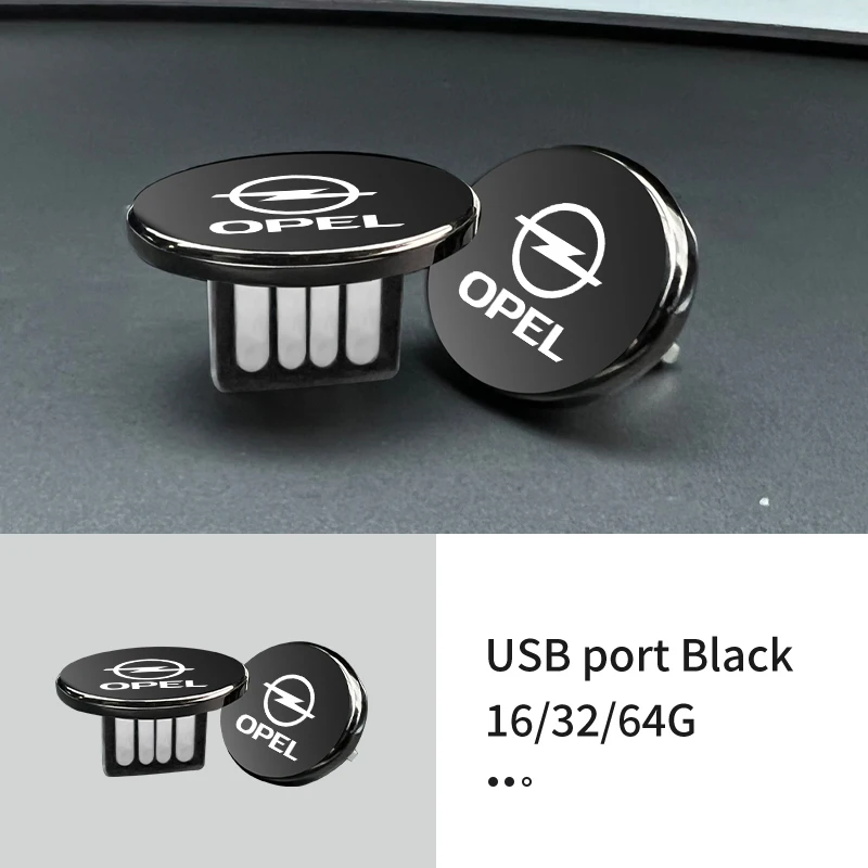 Car USB Flash Drive 16GB 32GB 64GB Type-C Memory Device For Opel Corsa Astra Insignia Vectra Zafira Meriva Mokka Grandland