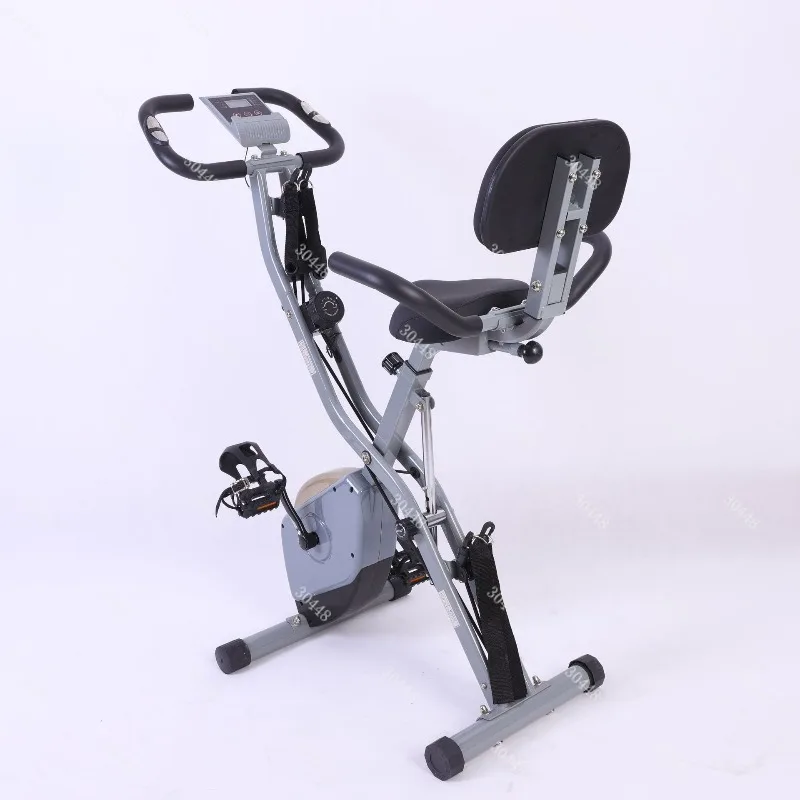Dynamic Bike Exercise Bike Magnetic Control Folding Indoor Pedal Bike Aerobic Exercise Fitness Exercise Equipment