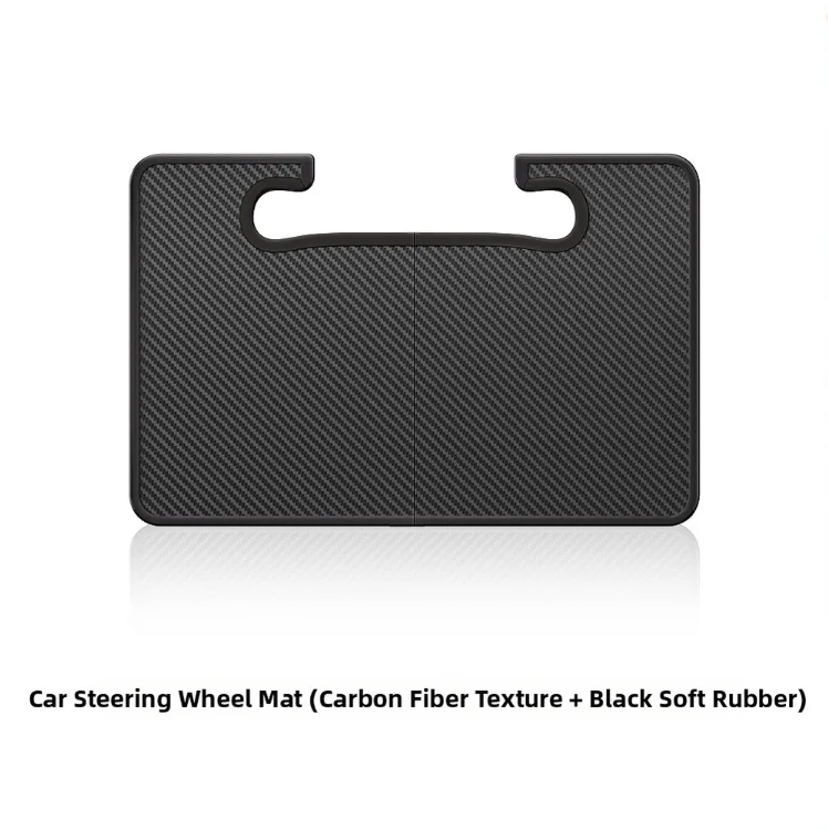 Black Car Steering Wheel Desk Humanized Ergonomic Design High-strength ABS Material Anti-slip Structure Design