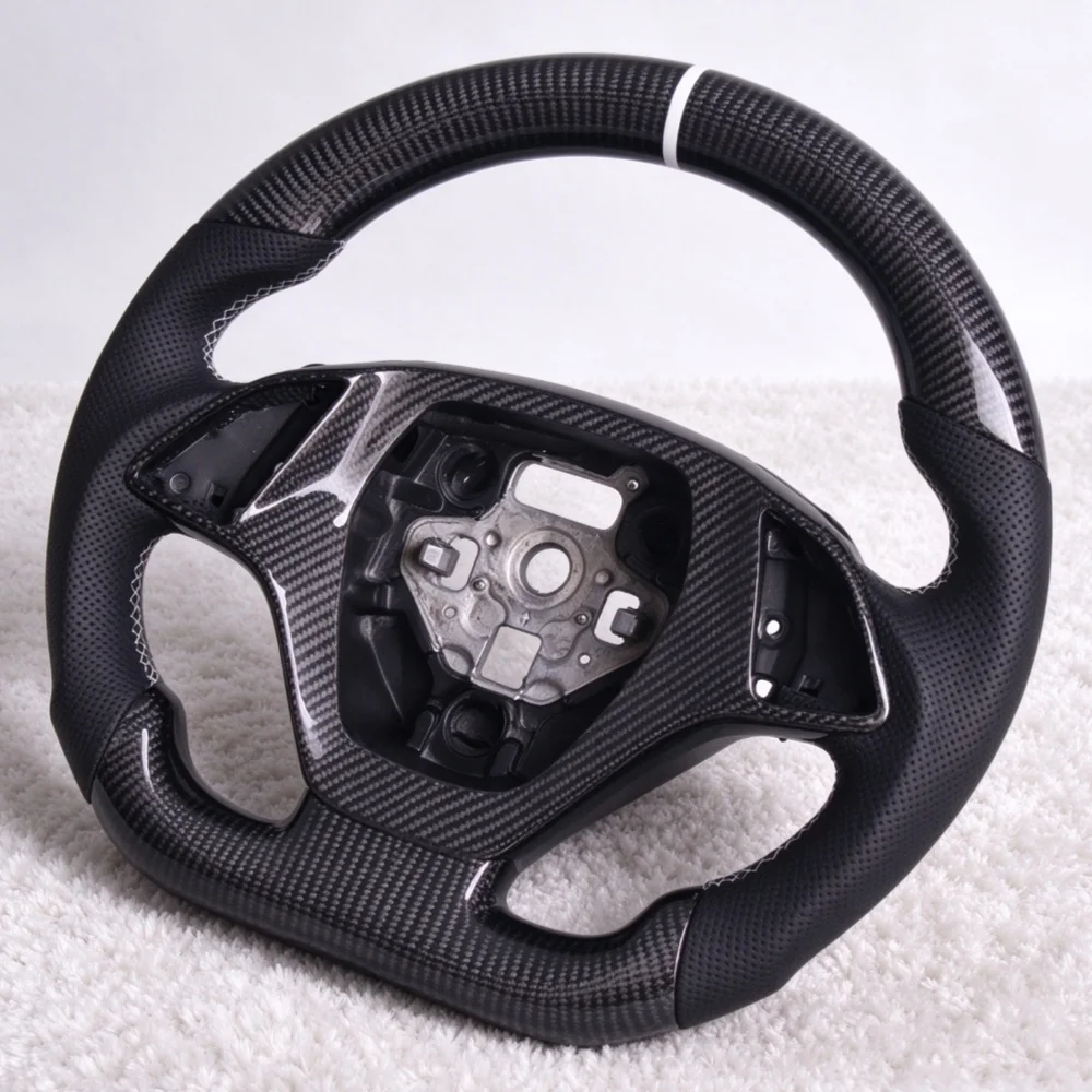 For Chevrolet Corvette C7 Camaro ZL1 2016 2017 2014 2015 Handmade Real Carbon Fiber Real Carbon Fiber Car Steering Wheel