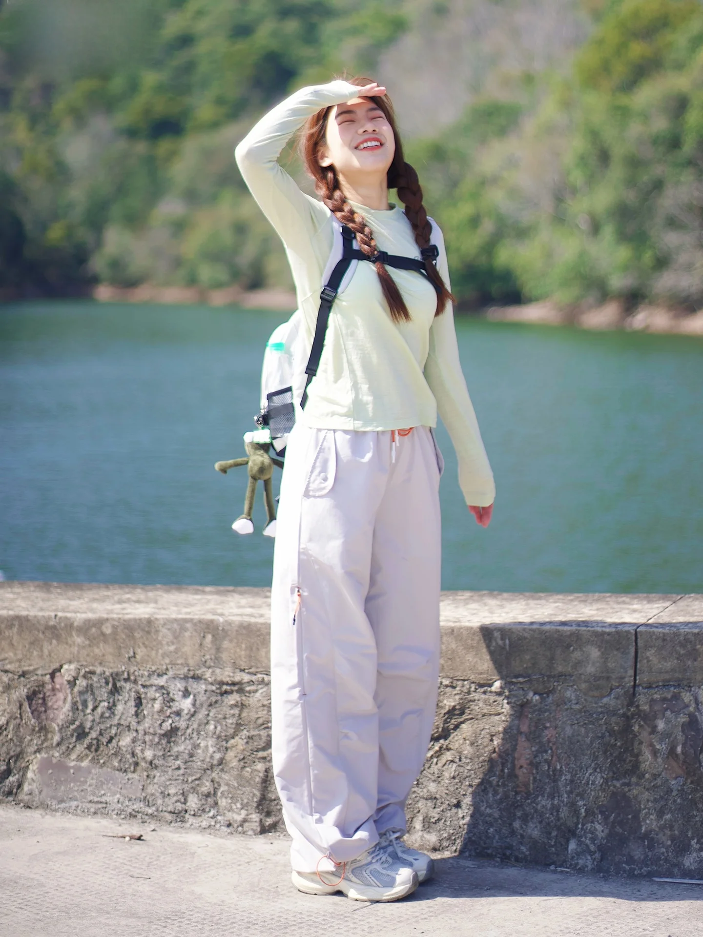 

Весенне-летние женские розовые рабочие брюки для активного отдыха, спортивные штаны для скалолазания, быстросохнущие, в городском стиле, с высокой талией, на молнии