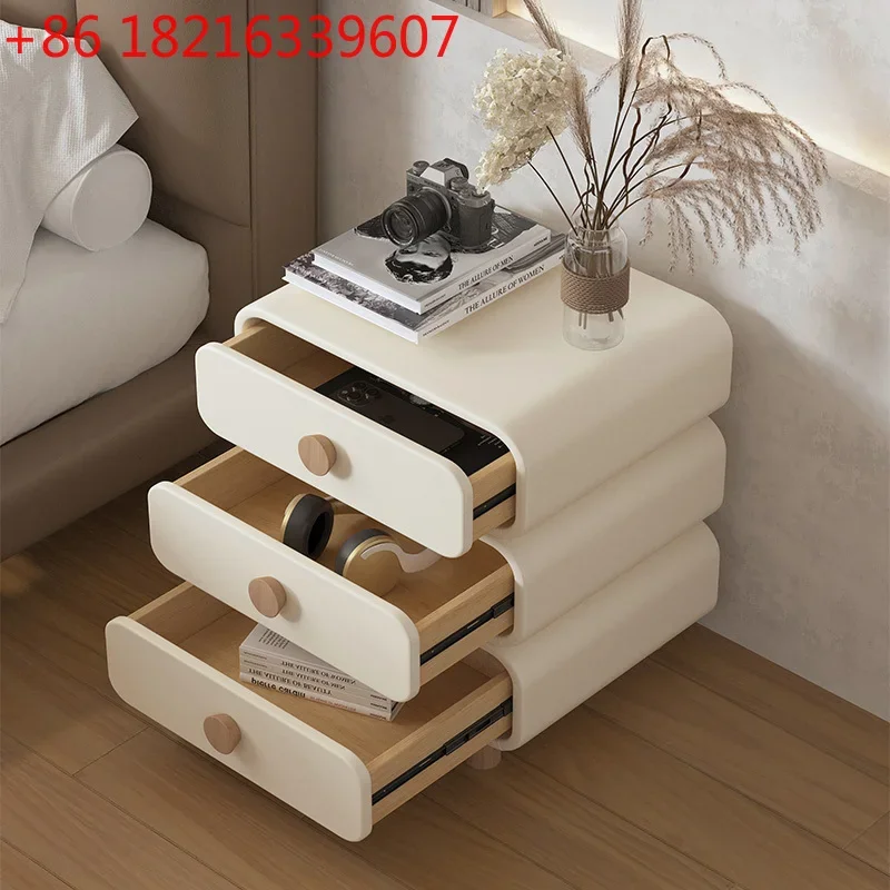 YAO Nordic Trendy Nightstand Modern Beauty Drawers Storage Nightstand Organize Design Cajones De Dormitorio Bedroom Furniture