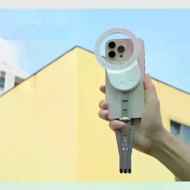 حامل هاتف Magsafe متعدد الاستخدامات مع حذاء بارد؛ تصميم ثلاثي القوائم قابل للطي ومغناطيسي مع خطاف مصمم لهواتف Android #1